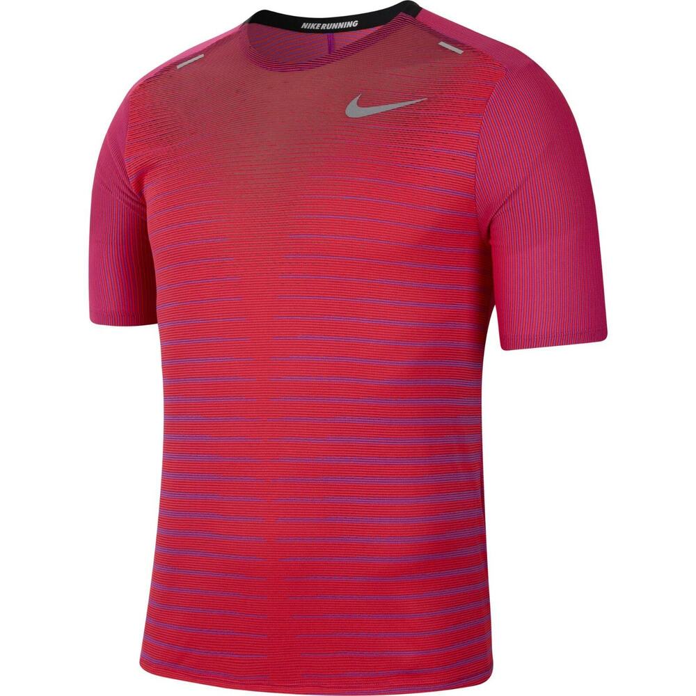 Nike Men's TechKnit Future Fast Vivid Purple Slim Fit Running T Shirt Size 2XL - Picture 4 of 5